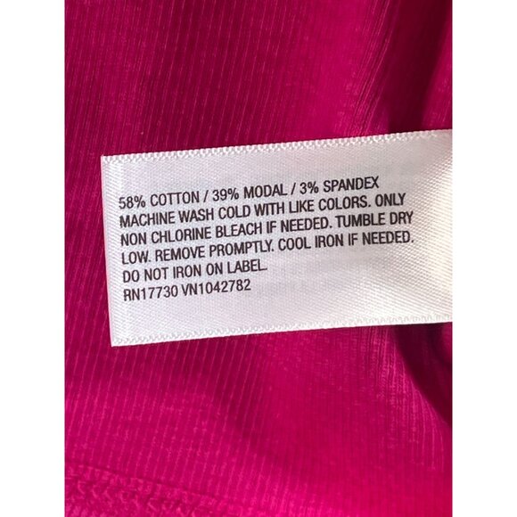 A New Day - Women's Slim Fit Short Sleeve Ribbed T-Shirt - Pink - Extra Large - Picture 10 of 15